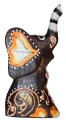 Słoń z drewna 14 cm / 3 kolory 84277