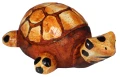 Żółw z drewna  długość 10 cm / 4 kolory 8415