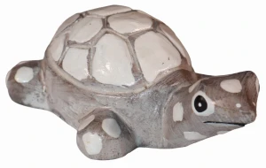 Żółw z drewna  długość 9 cm / 4 kolory
