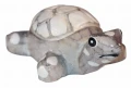 Żółw z drewna  długość 8 cm / 4 kolory 13378