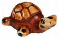 Żółw z drewna  długość 8 cm / 4 kolory 41151