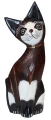 Kot z drewna  - 20 cm / 4 kolory  4196
