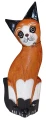 Kot z drewna  - 20 cm / 4 kolory  40627