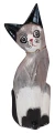 Kot z drewna  - 20 cm / 4 kolory  97488