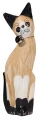 Zestaw trzech kotów z drewna - wys. 15 cm, 20 cm, 25 cm / 4 kolory 61707