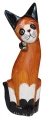 Zestaw trzech kotów z drewna - wys. 15 cm, 20 cm, 25 cm / 4 kolory 24376