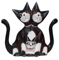 Kot z drewna  - 20 cm / 4 kolory    12344