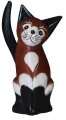 Kot z drewna  - 15 cm / 8 kolorów   25764