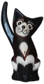 Kot z drewna  - 12 cm / 8 kolorów   32189