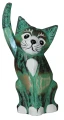 Kot z drewna  - 12 cm / 8 kolorów   83807