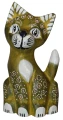 Kot z drewna  - 20 cm / 12 kolorów   25407