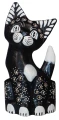 Kot z drewna  - 20 cm / 12 kolorów   21640