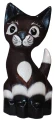 Kot z drewna  - 20 cm / 12 kolorów   36015
