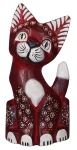 Kot z drewna  - 25 cm / 12 kolorów   