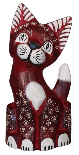 Kot z drewna  - 25 cm / 12 kolorów    96395