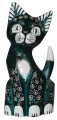 Kot z drewna  - 25 cm / 12 kolorów    14629