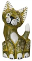 Kot z drewna  - 25 cm / 12 kolorów    48530