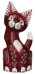 Kot z drewna  - 30 cm / 12 kolorów