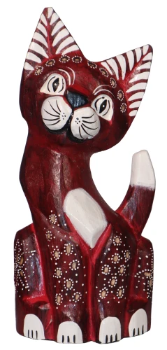 Kot z drewna  - 30 cm / 12 kolorów 70710