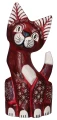 Zestaw trzech kotów z drewna - wys. 20 cm, 25 cm, 30 cm / 12 kolorów 23354
