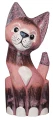 Kot z drewna  - 20 cm / 12 kolorów   51119