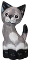 Kot z drewna  - 25 cm / 12 kolorów    89601