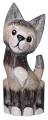 Kot z drewna  - 30 cm / 12 kolorów 86961