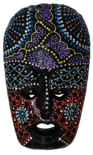 Maska drewniana - 15 cm     46626