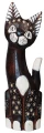 Kot z drewna  - 30 cm / 7 kolorów    15615