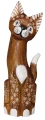 Kot z drewna  - 30 cm / 7 kolorów    92312