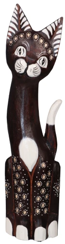 Kot z drewna  - 40 cm / 7 kolorów 25561