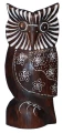 Sowa z drewna 18 cm / 4 kolory  33520