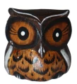 Sowa z drewna - 3,5 cm / 7 kolorów 68069