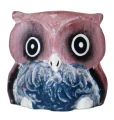 Sowa z drewna - 3,5 cm / 4 kolory 41063