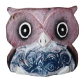 Sowa z drewna - 4 cm / 4 kolory  84405