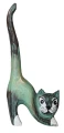Kot z drewna - 20cm  / 11 kolorów     47974
