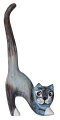 Kot z drewna - 20cm  / 11 kolorów     13675