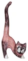 Kot z drewna - 20cm  / 11 kolorów     57830