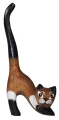 Kot z drewna - 20cm  / 11 kolorów     56278