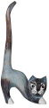Kot z drewna  - 25 cm / 11 kolorów 23358