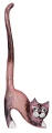 Kot z drewna  - 30 cm / 11 kolorów 42234