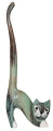 Zestaw trzech kotów z drewna - wys. 20 cm, 25 cm, 30 cm / 11 kolorów 49831