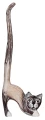 Zestaw trzech kotów z drewna - wys. 20 cm, 25 cm, 30 cm / 11 kolorów 17192