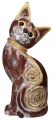 Kot z drewna - 37 cm  / 2 wzory 75521