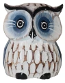 Sowa z drewna - 12 cm / 3 kolory  91452
