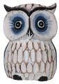Sowa z drewna - 15 cm / 3 kolory  66347