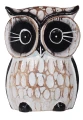 Sowa z drewna - 15 cm / 3 kolory  15769