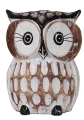 Sowa z drewna - 15 cm / 3 kolory  76690