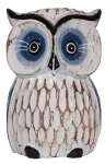 Sowa z drewna - 20 cm / 3 kolory 