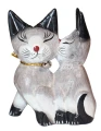 Kot z drewna  - 7 cm / 3 kolory 99249